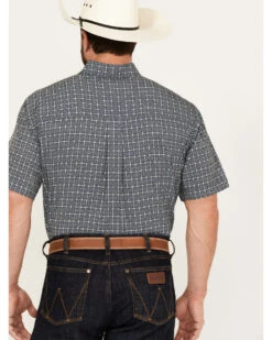 Cinch Men's ARENAFLEX Geo Print Short Sleeve Button Down Western Shirt -Men Western Cowboy 2000383966 410 P4