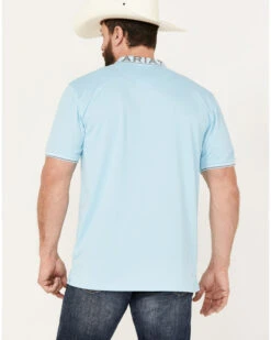 Ariat Men's Logo Short Sleeve Fitted Polo -Men Western Cowboy 2000384494 450 P4