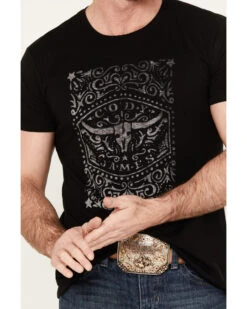 Cody James Men's Forever Scroll Short Sleeve Graphic T-Shirt -Men Western Cowboy 2000384826 001 P3