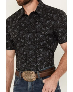 Rock & Roll Denim Men's V46 Paisley Print Long Sleeve Snap Western Shirt 6 Rock & Roll Denim Men's V46 Paisley Print Long Sleeve Snap Western Shirt -Men Western Cowboy 2000385144 001 P3