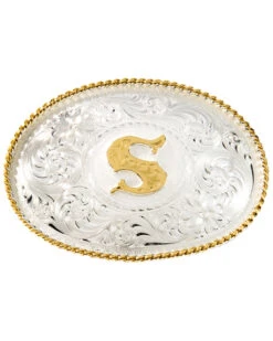 Montana Silversmiths Initial S Western Buckle